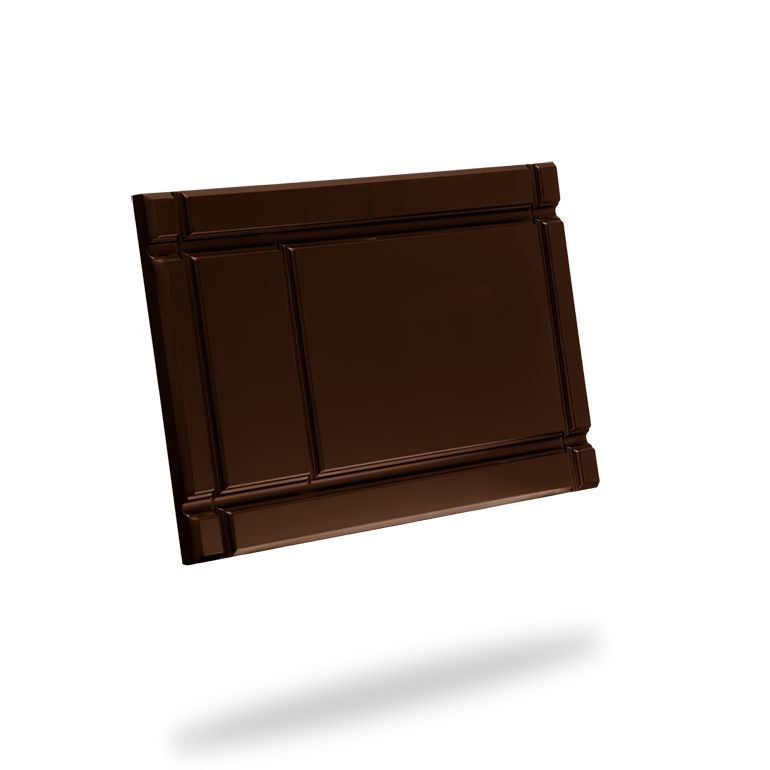 Marco cuadro chocolate