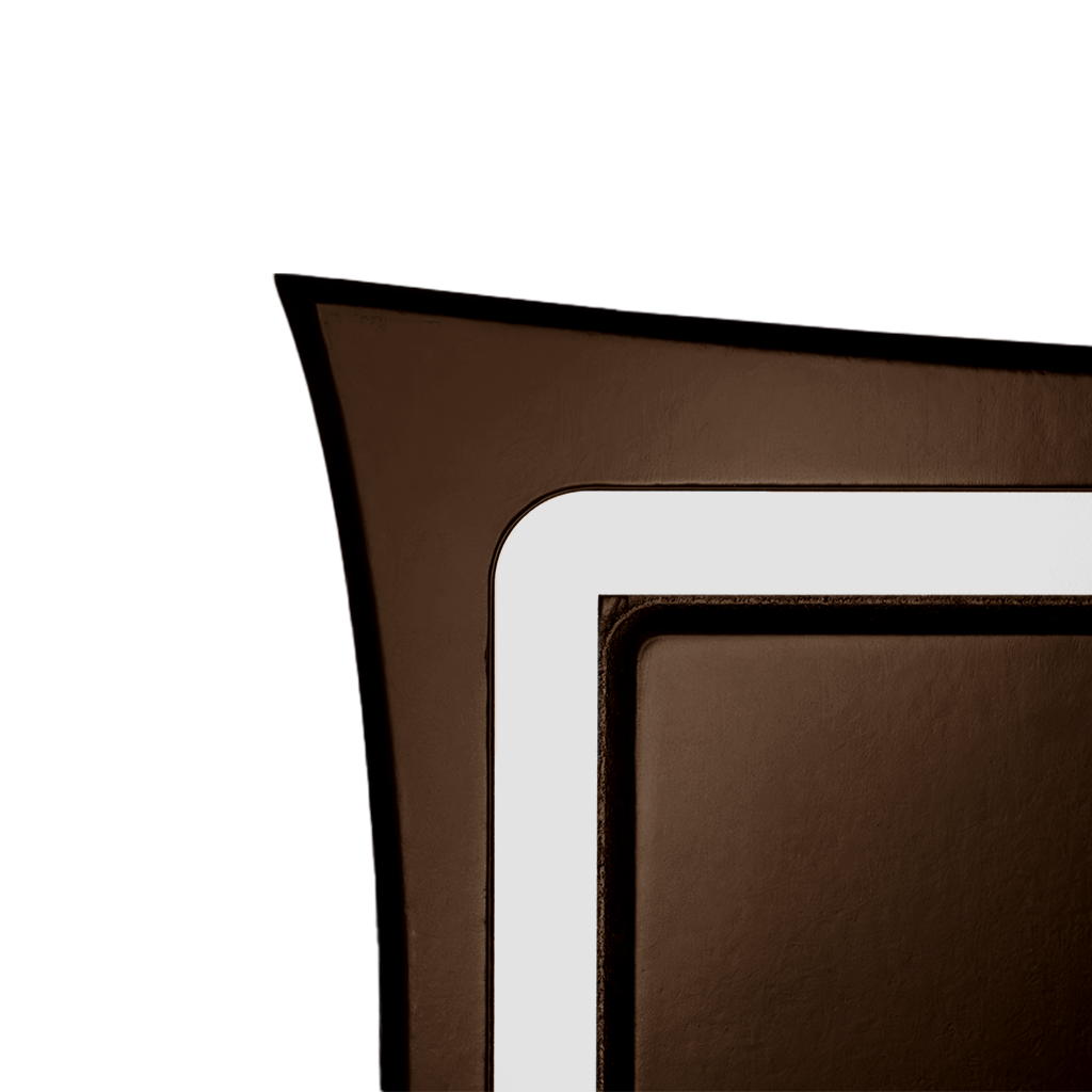 Marco curvo grande chocolate