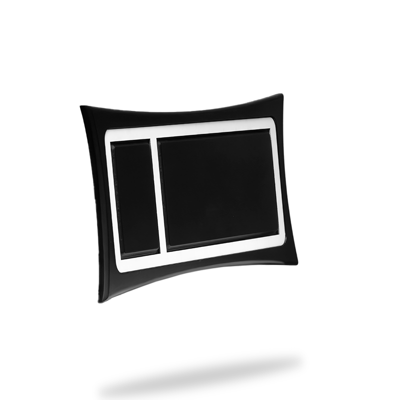 Marco curvo grande negro