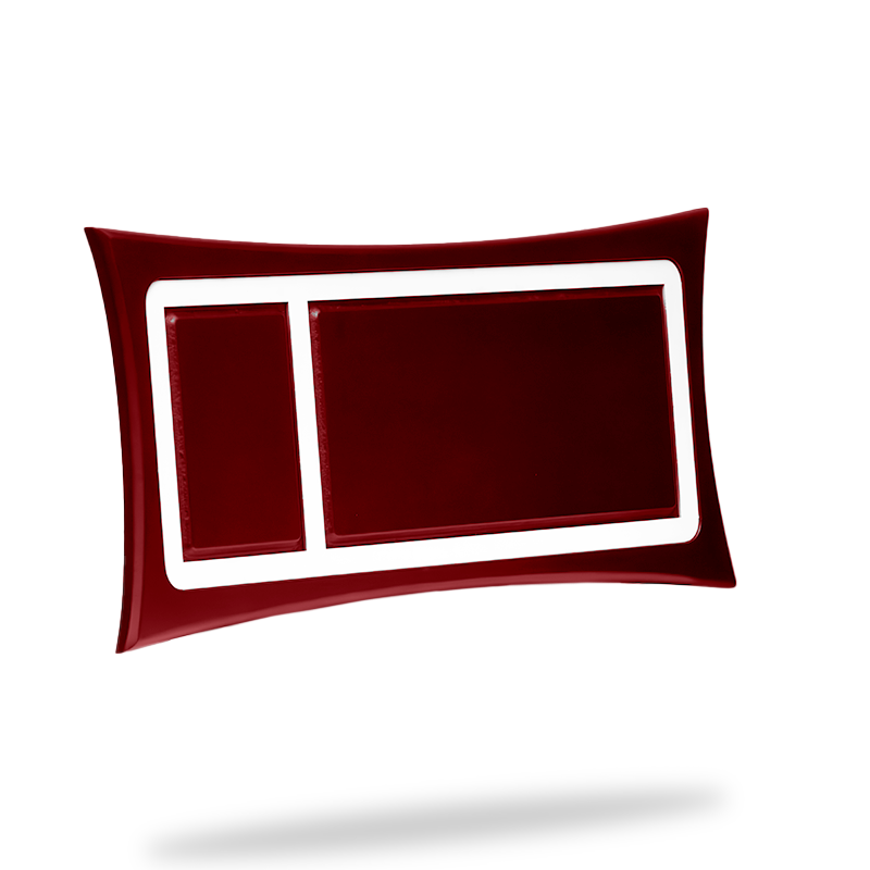 Marco curvo grande vino