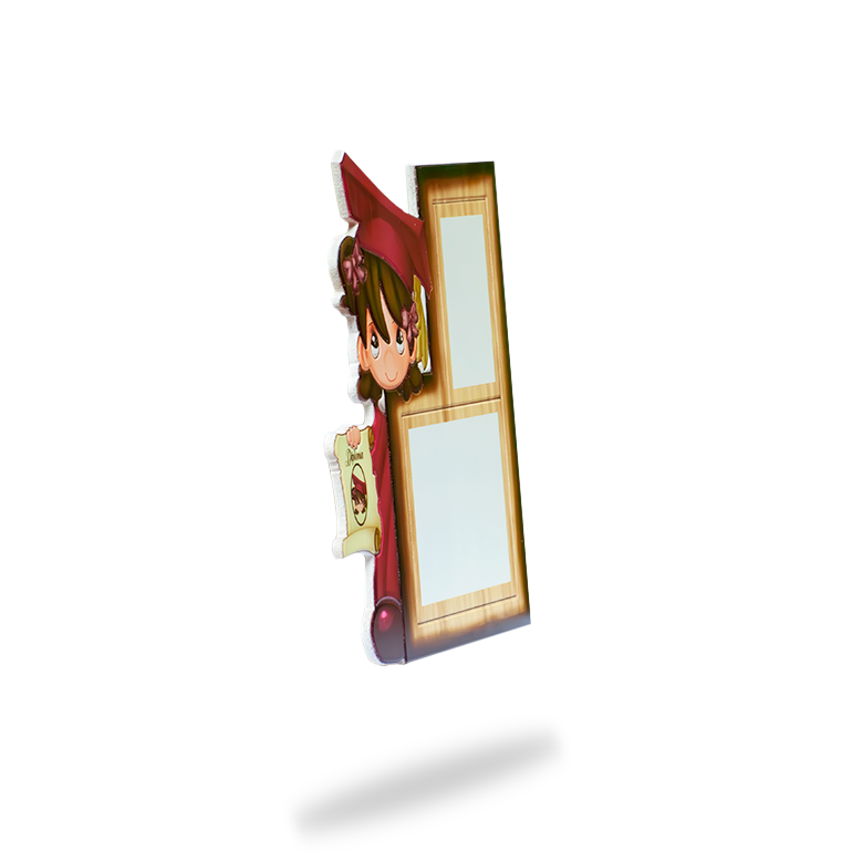 Marco Infantil Niña Graduada