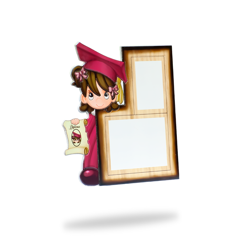 Marco Infantil Niña Graduada