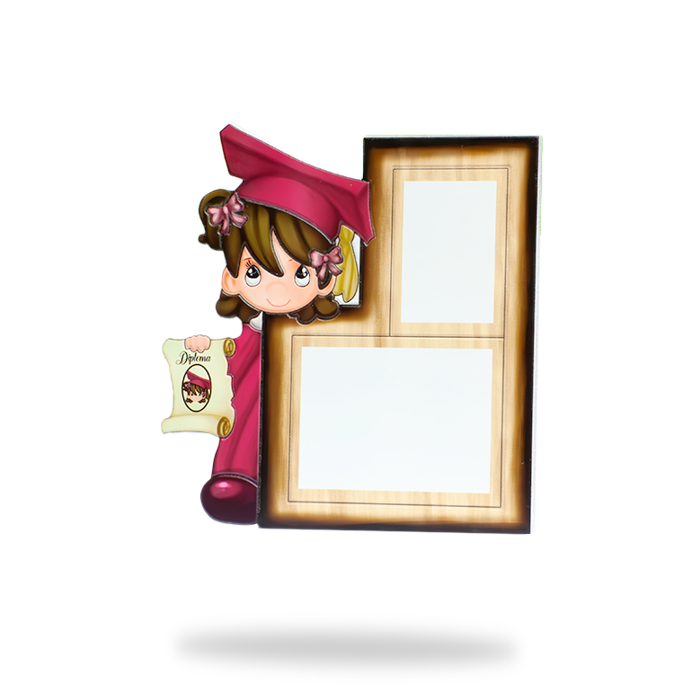 Marco Infantil Niña Graduada