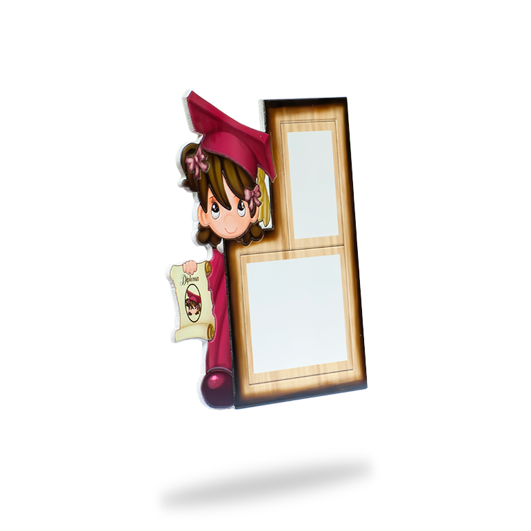 Marco Infantil Niña Graduada